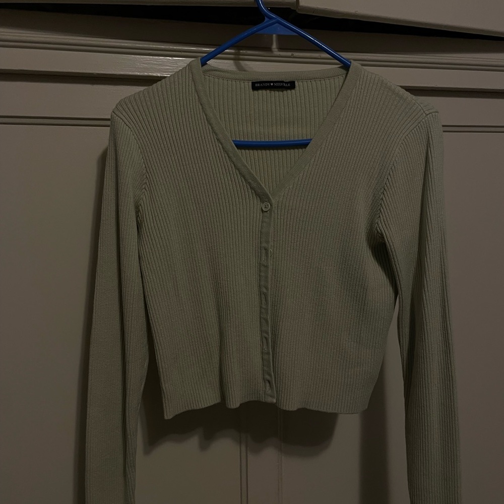 Brandy Melville green cardigan
